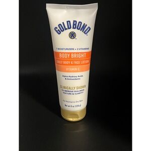 Gold Bond Body Bright Daily Body & Face Lotion Vitamin C 8 oz Normal to Dry Skin